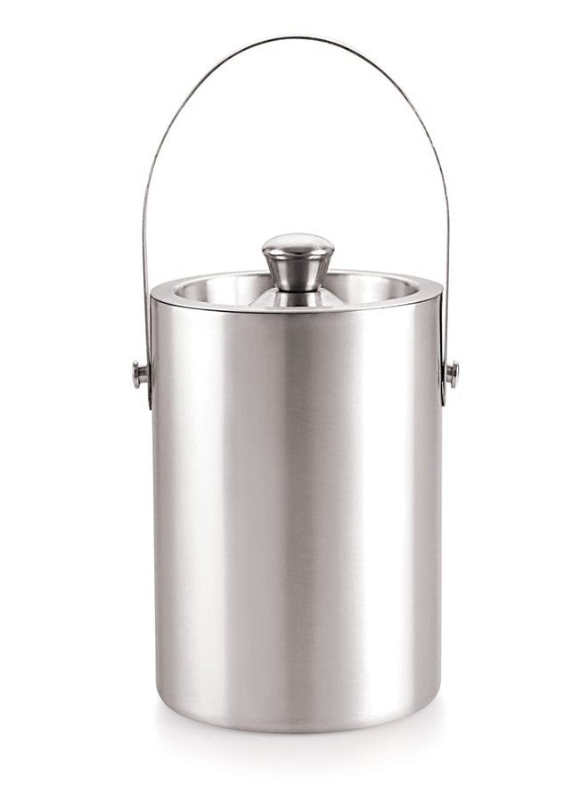 FINALITY Double Walled Stainless Steel Insulated Ice Bucket with Lid and Ice Tong and peg Measure [1.5 Liter] | Keeps Ice Cold for 6 h | Great bar Tools for Home bar Accessories, (Ring PEG Measure) - Image 2